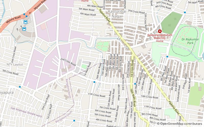 chamrajpet bangalore location map