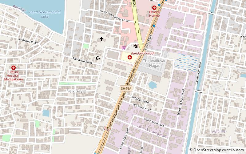 World Trade Center Chennai location map