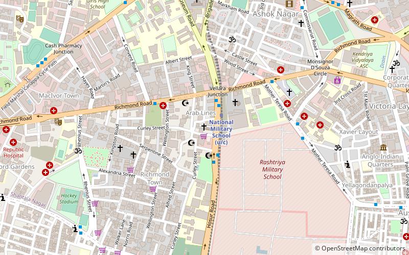 st gregorios orthodox cathedral bengaluru location map