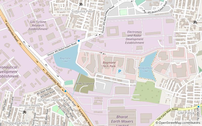 Bagmane Tech Park location map