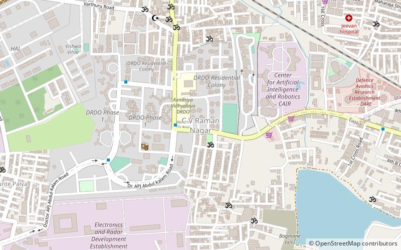 CV Raman Nagar location map