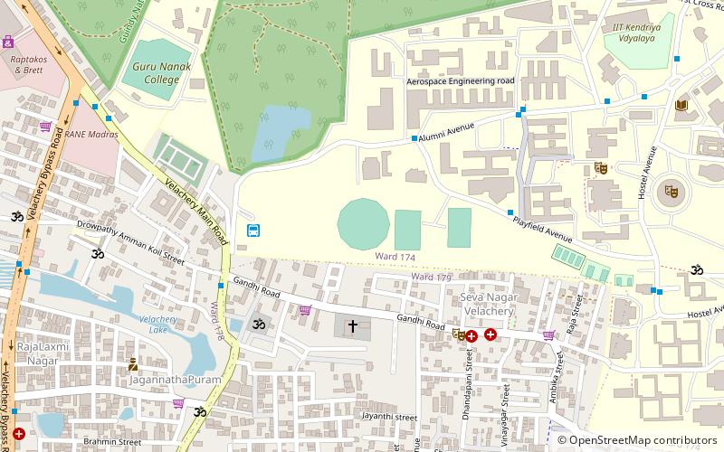 chemplast cricket ground madras location map