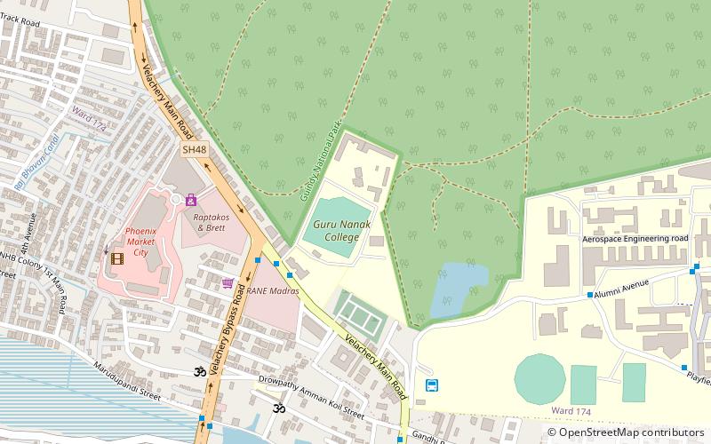 guru nanak college ground cennaj location map