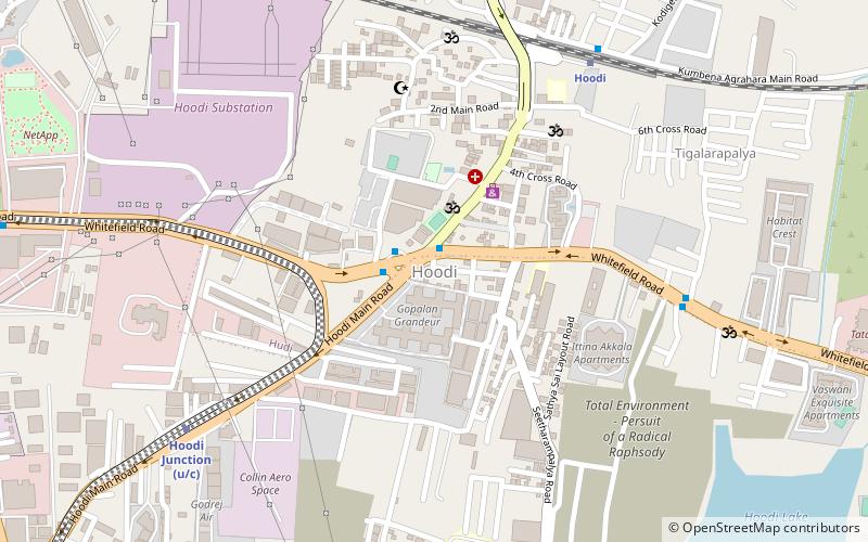 hoodi bangalore location map