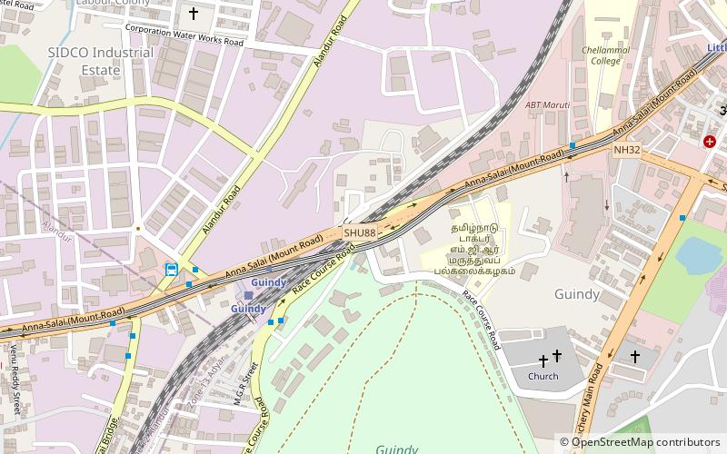 guindy taluk chennai location map