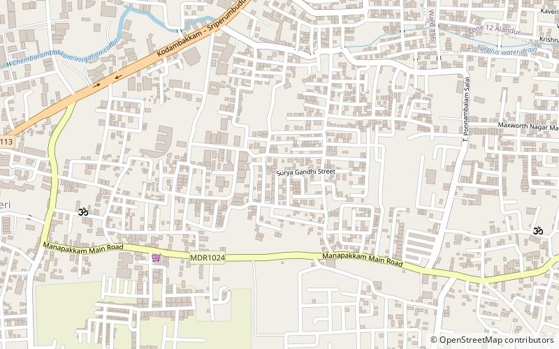 gerugambakkam madras location map