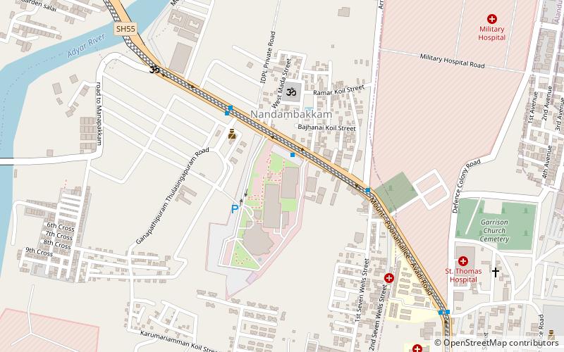Chennai Trade Centre location map