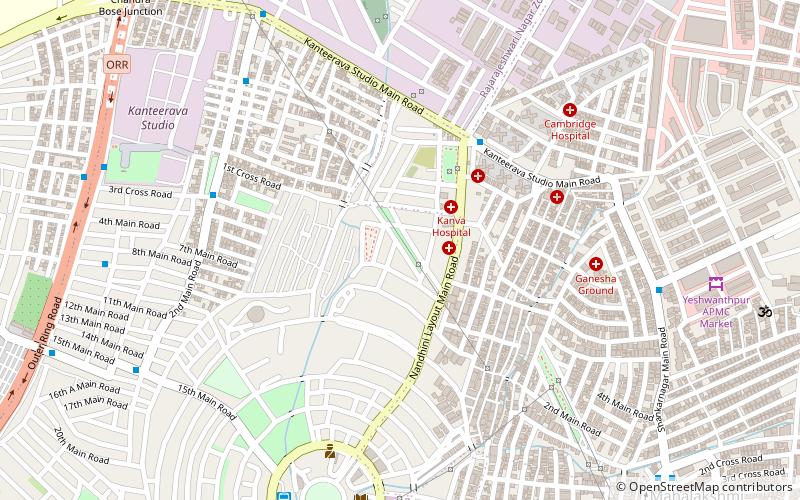 Nandini Layout location map