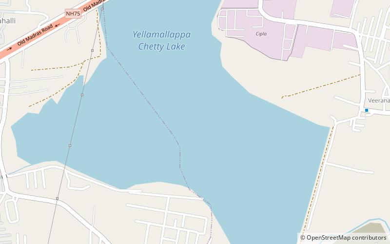 Yele Mallappa Shetty Lake location map