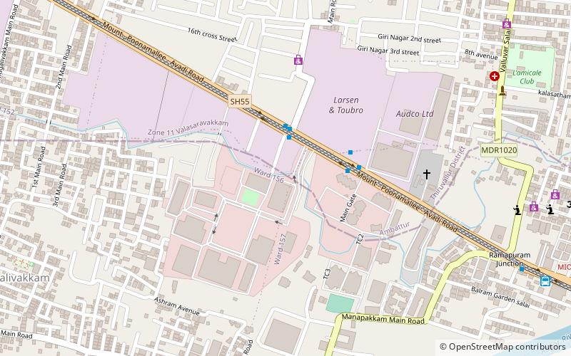 DLF SEZ location map