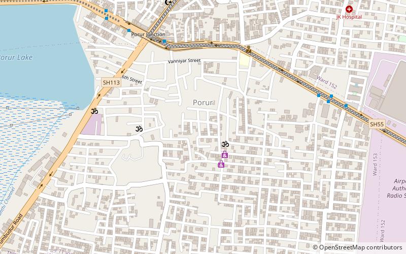 Porur location map
