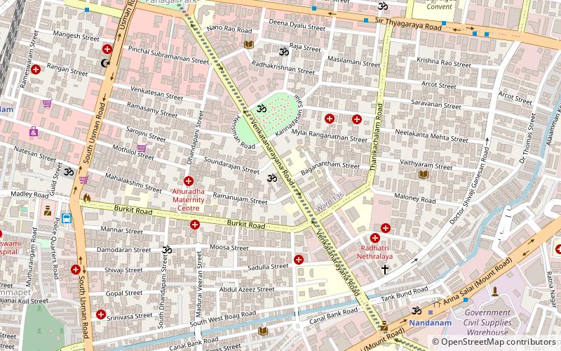 Sri Balaji Temple location map
