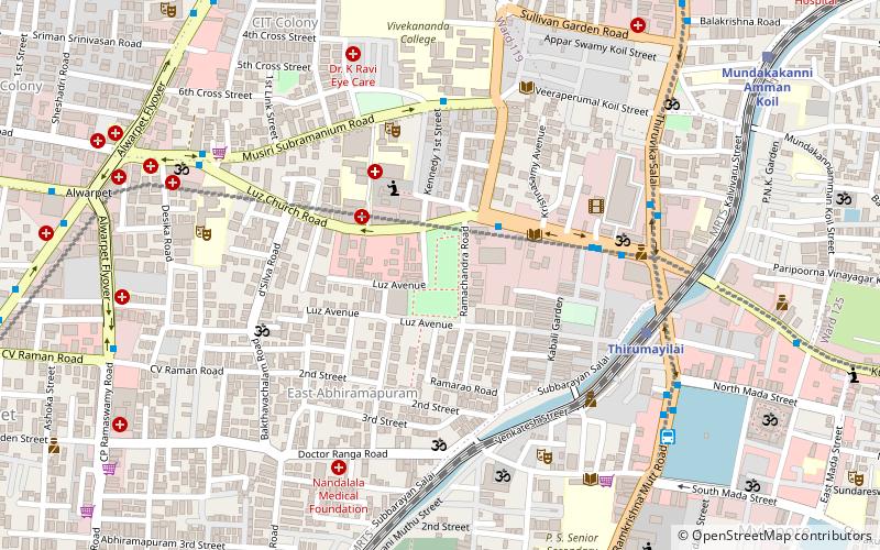 Nageshwara Rao Park location map