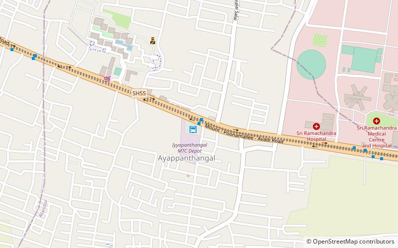 iyyapanthangal ambattur location map