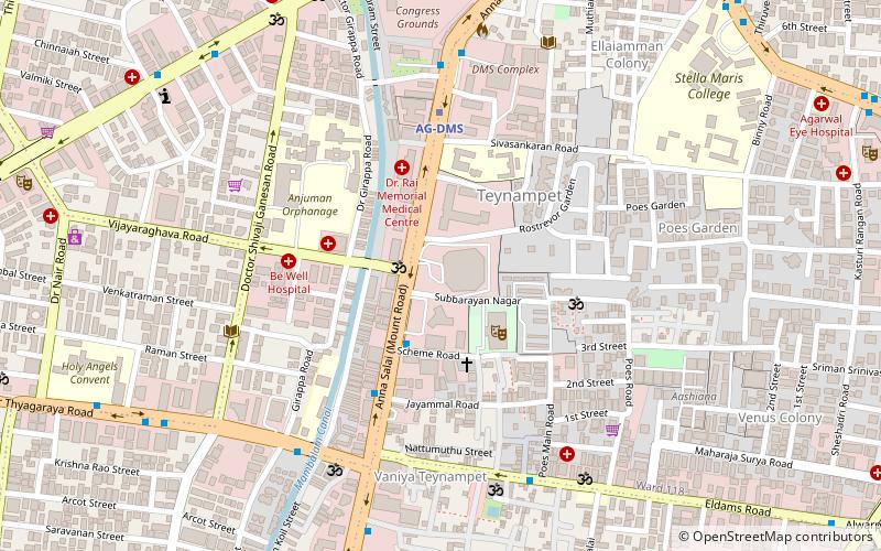 ramee mall madras location map