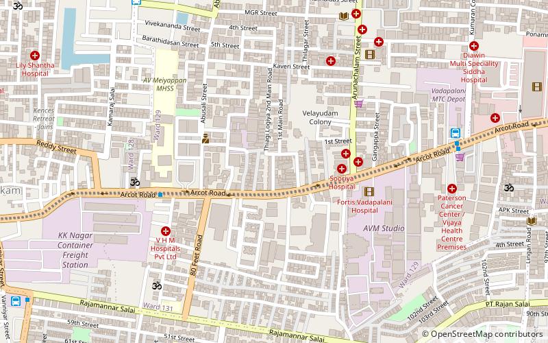 saligramam ambattur location map