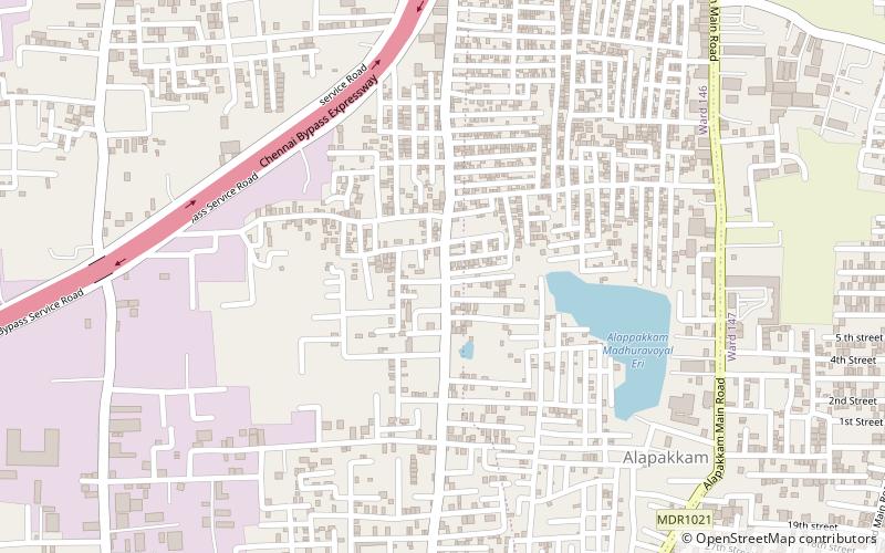 vanagaram ambattur location map