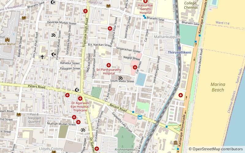 Parthasarathy Temple location map