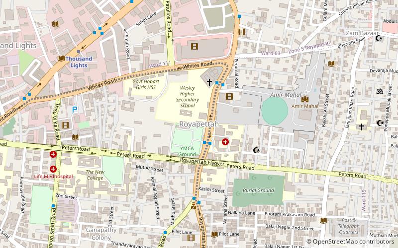 Royapettah location map