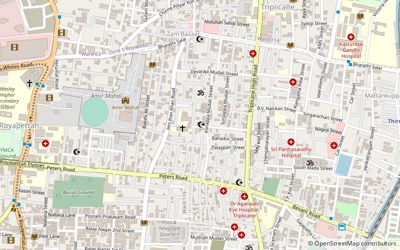 Triplicane Labbai Jamaath Mosque location map