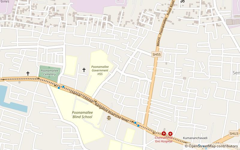 Poonamallee location map