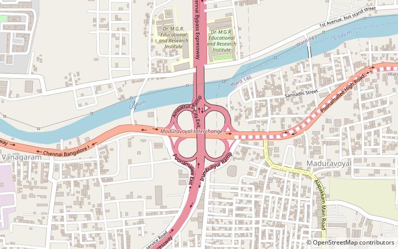 maduravoyal junction chennai location map