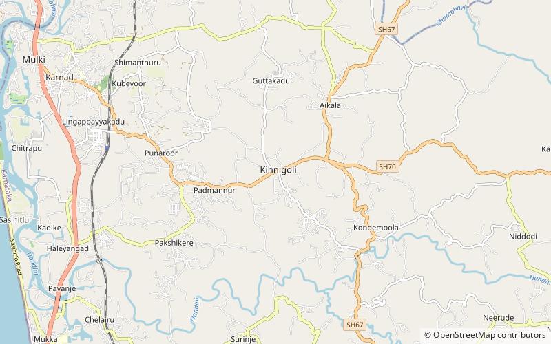 Kinnigoli location map