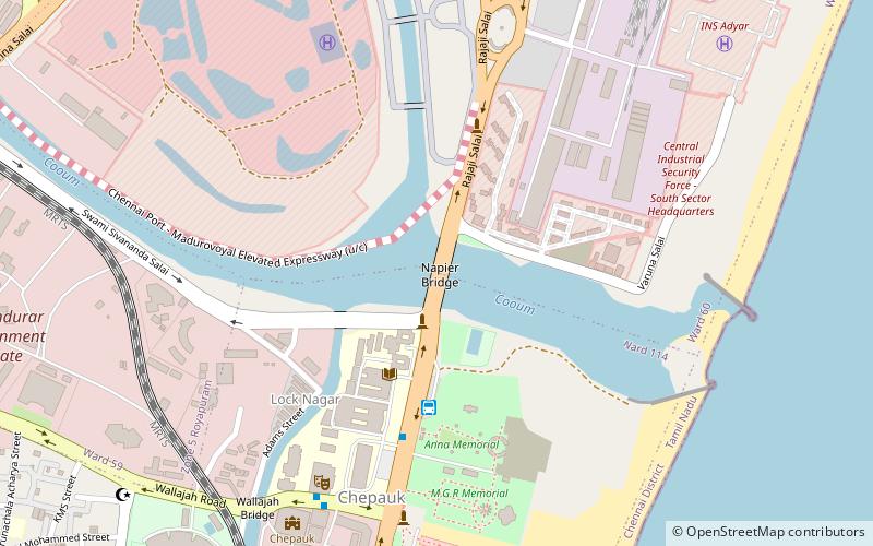 Napier Bridge location map