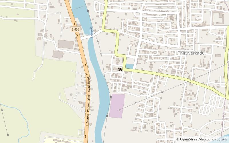 Vedapureeswarar temple location map