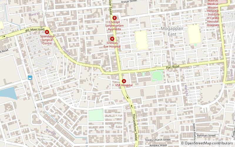 mogappair ambattur location map