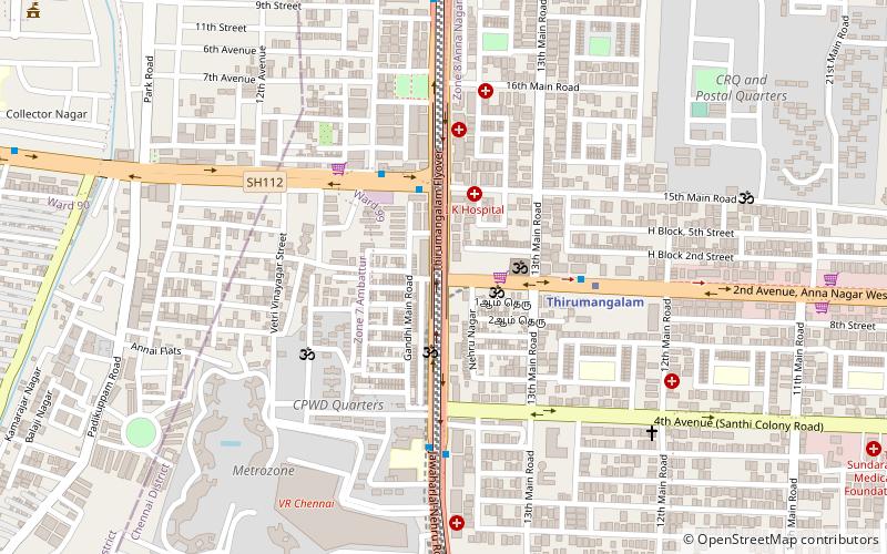 thirumangalam ambattur location map