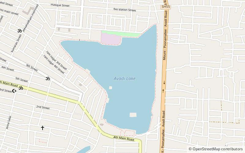 Avadi Lake location map