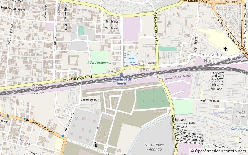 vyasarpadi madras location map