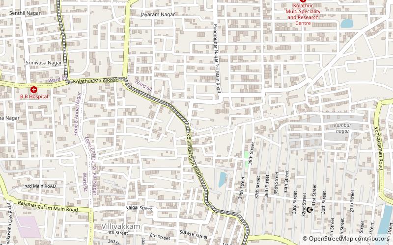 kolathur ambattur location map