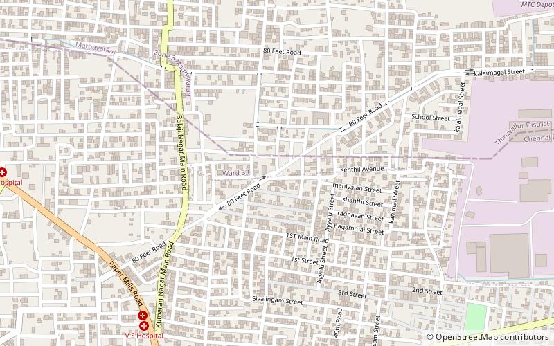 Kumaran Nagar location map