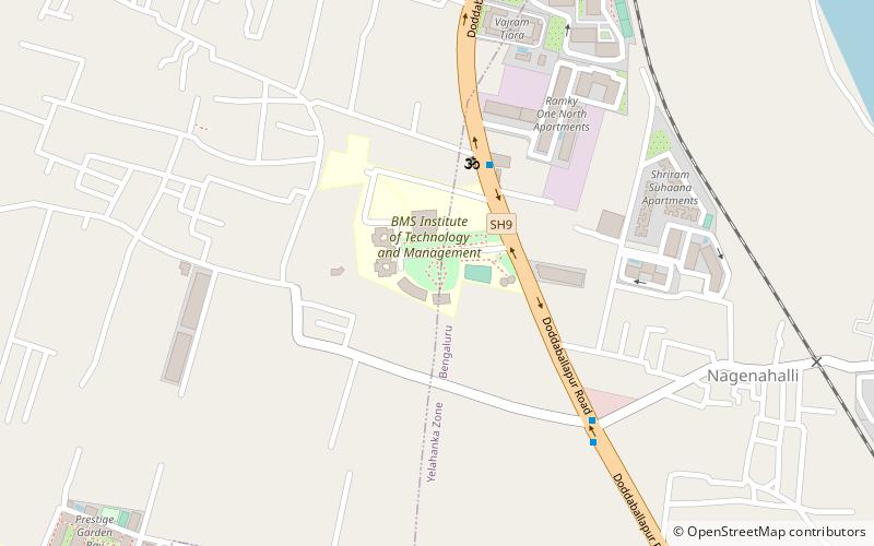b m s institute of technology bangalore location map