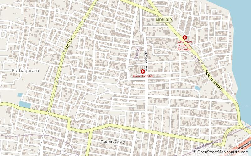lakshmipuram ambattur location map