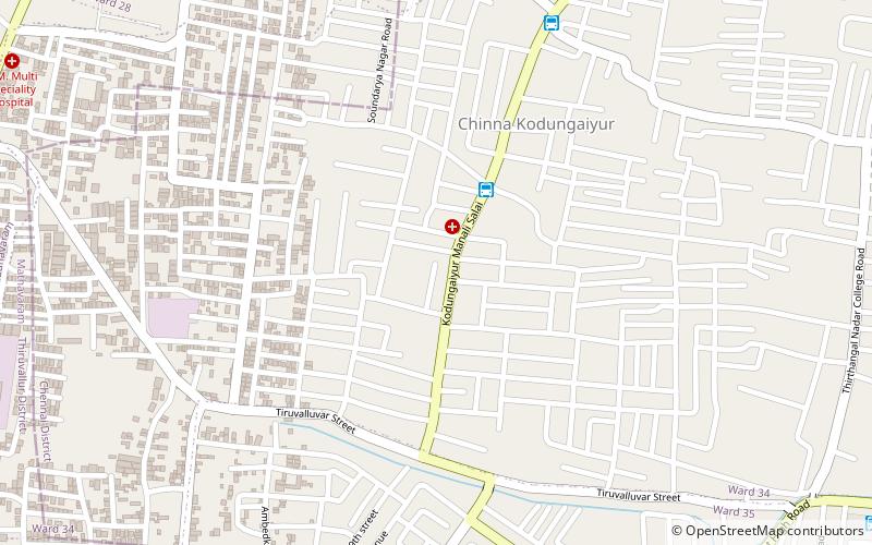 kodungaiyur location map