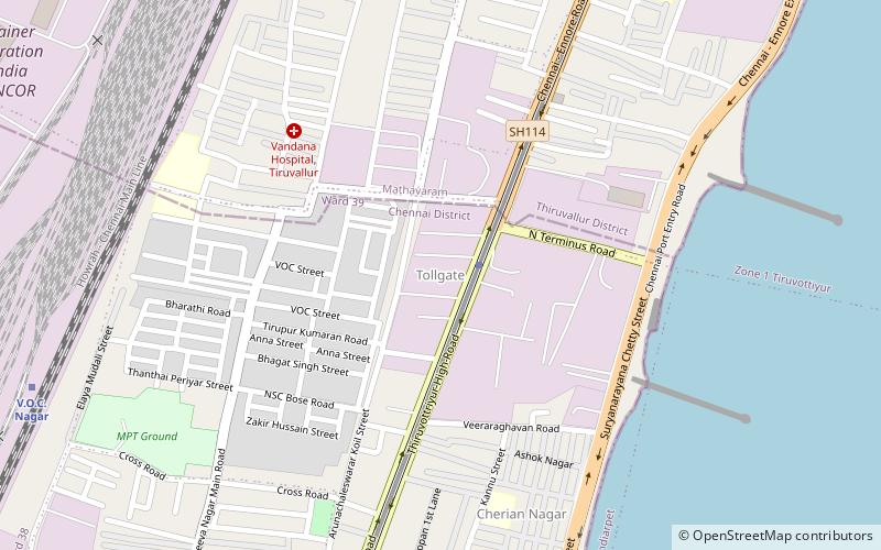 tolgate location map