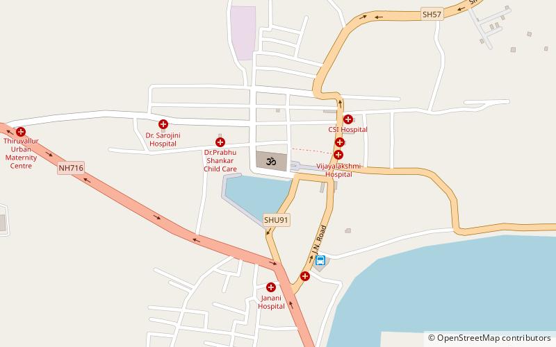 pey alvar tiruvallur location map