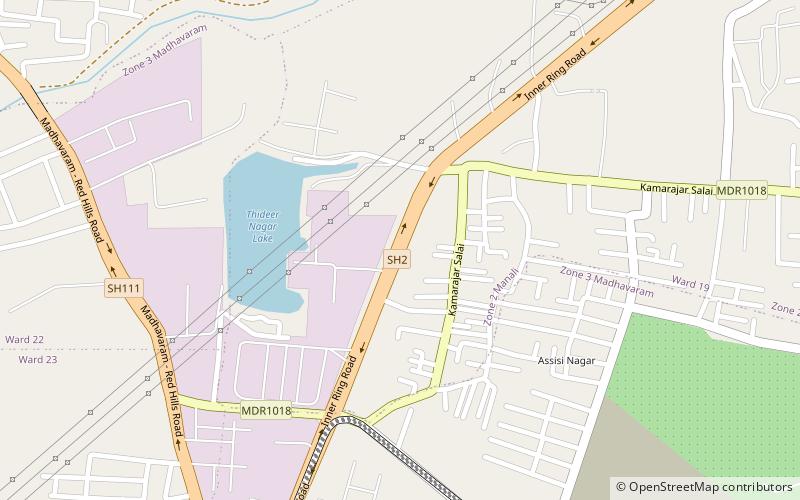manjambakkam chennai location map