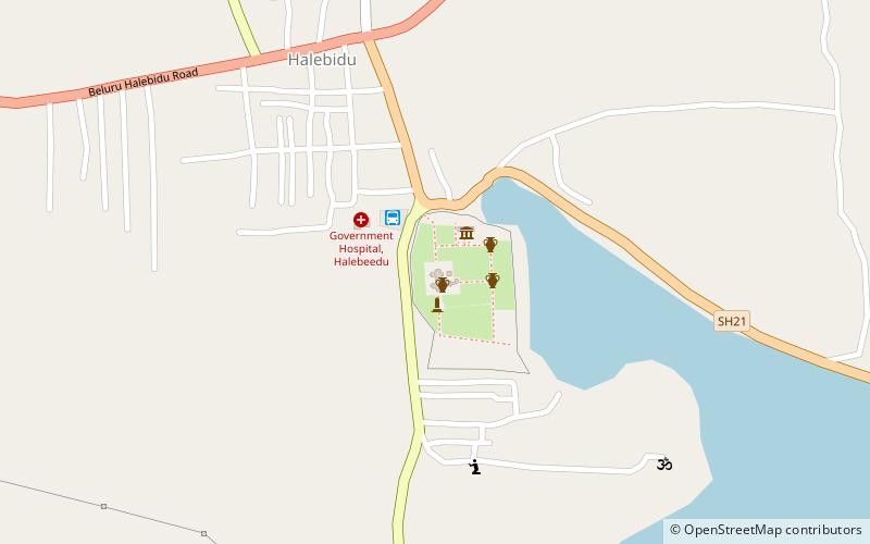 museum halebidu location map