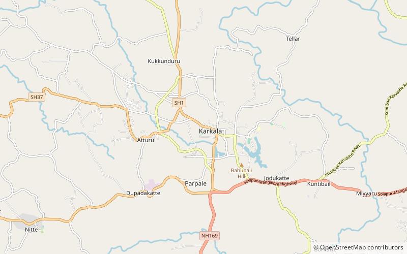the venkataramana temple karkala location map