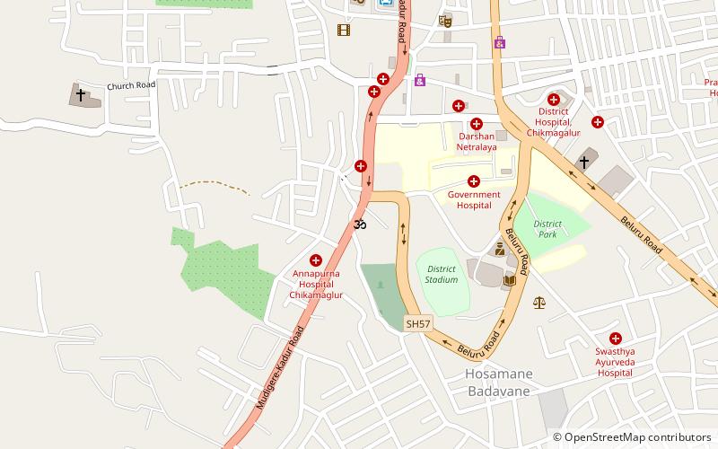 shri bolarameshwara temple chikmagalur location map