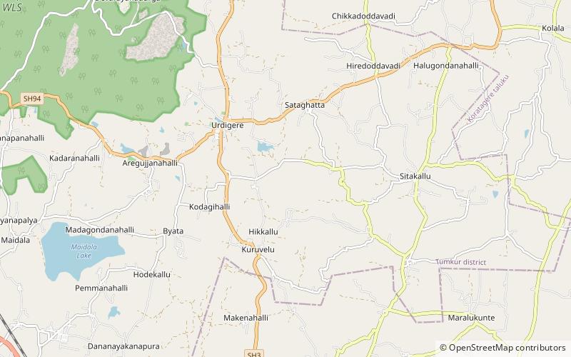 hikkal tumakuru location map
