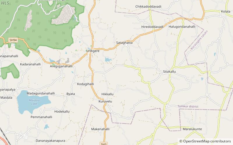 hikkal tumkur location map