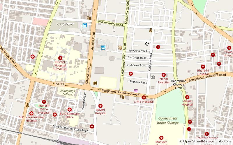 Tumkur University location map