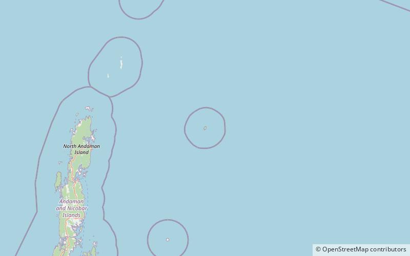 narcondam island location map