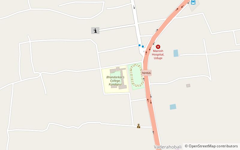 bhandarkars arts science college kundapur location map