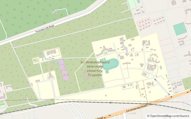 sri venkateswara veterinary university tirupati location map